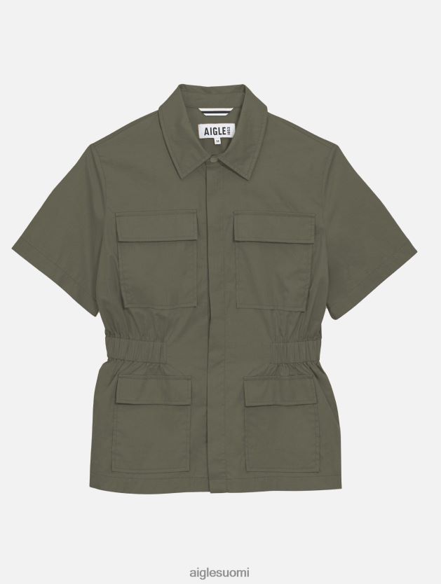 Aigle naiset lyhythihainen safaritakki taillis vaatteet 0H0BPX439