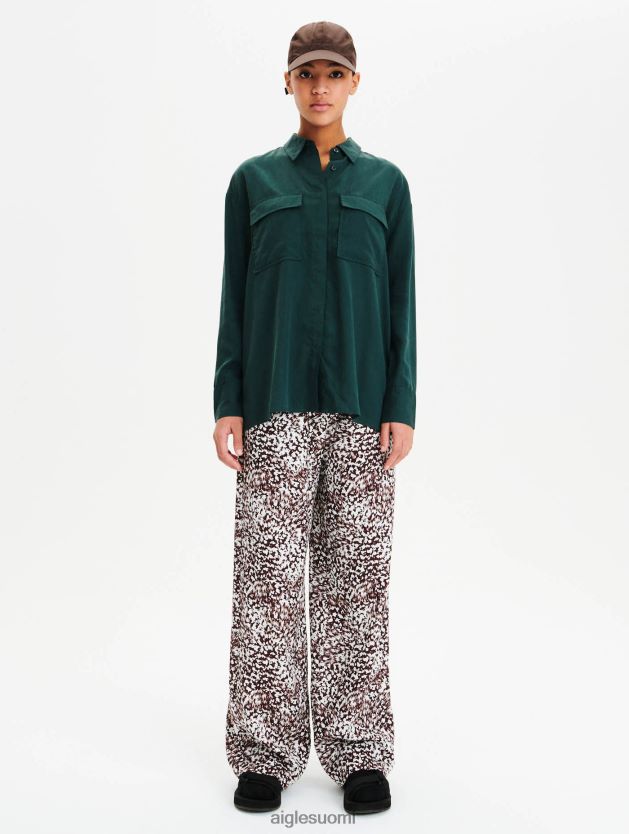 Aigle naiset oversize paita vihreä vaatteet 0H0BPX625