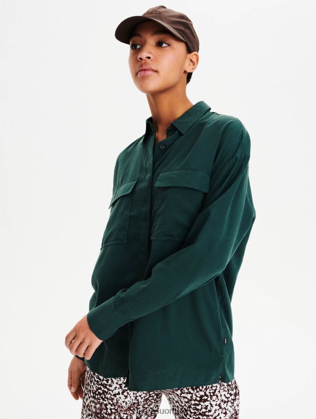 Aigle naiset oversize paita vihreä vaatteet 0H0BPX625