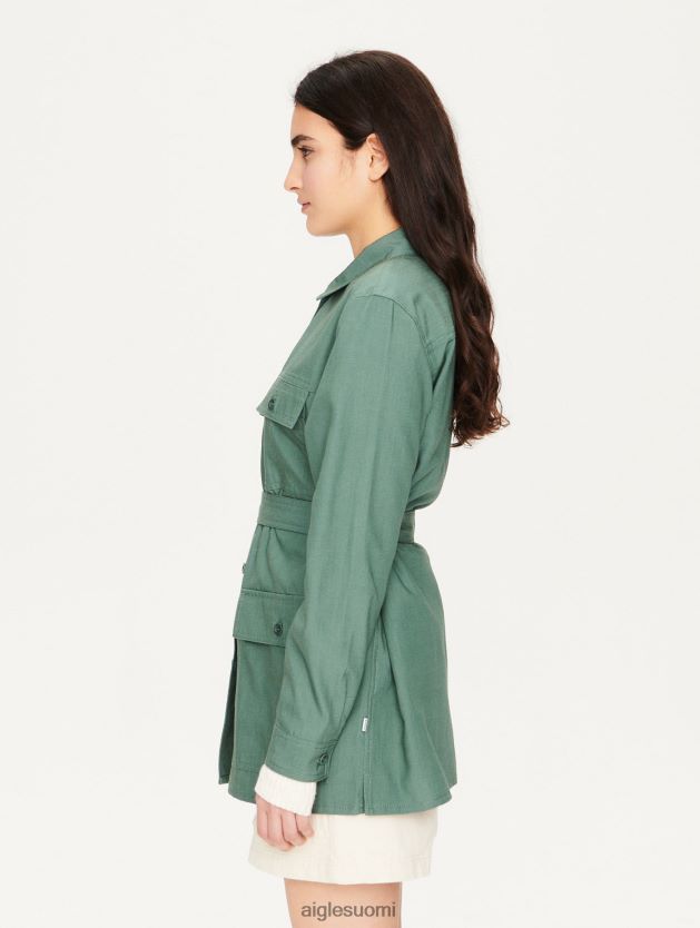 Aigle naiset puuvillaa ja tenceliä vert gris vaatteet 0H0BPX620