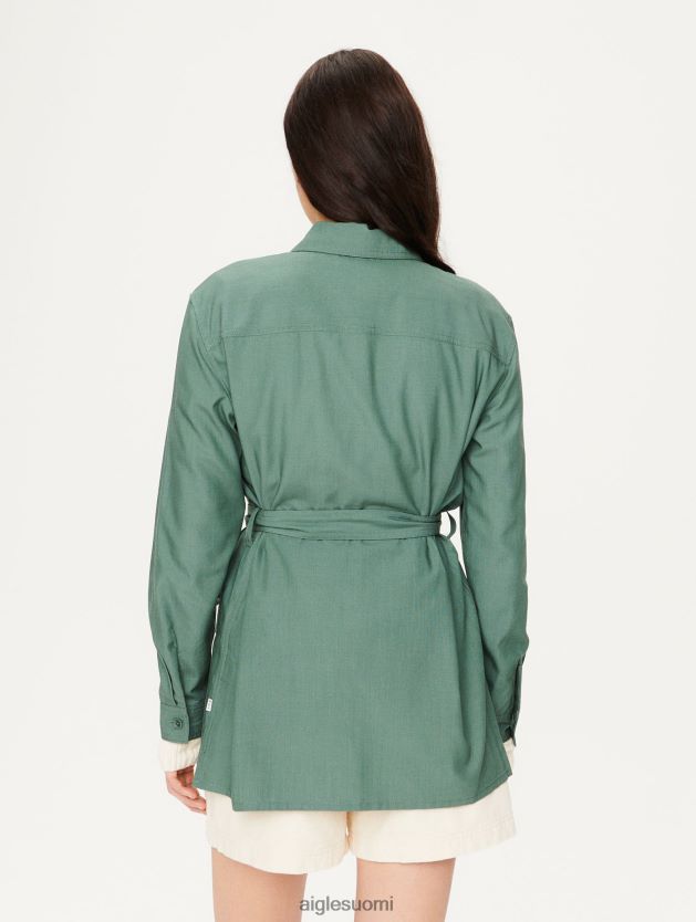 Aigle naiset puuvillaa ja tenceliä vert gris vaatteet 0H0BPX620