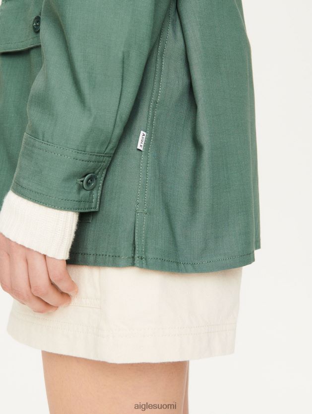 Aigle naiset puuvillaa ja tenceliä vert gris vaatteet 0H0BPX620