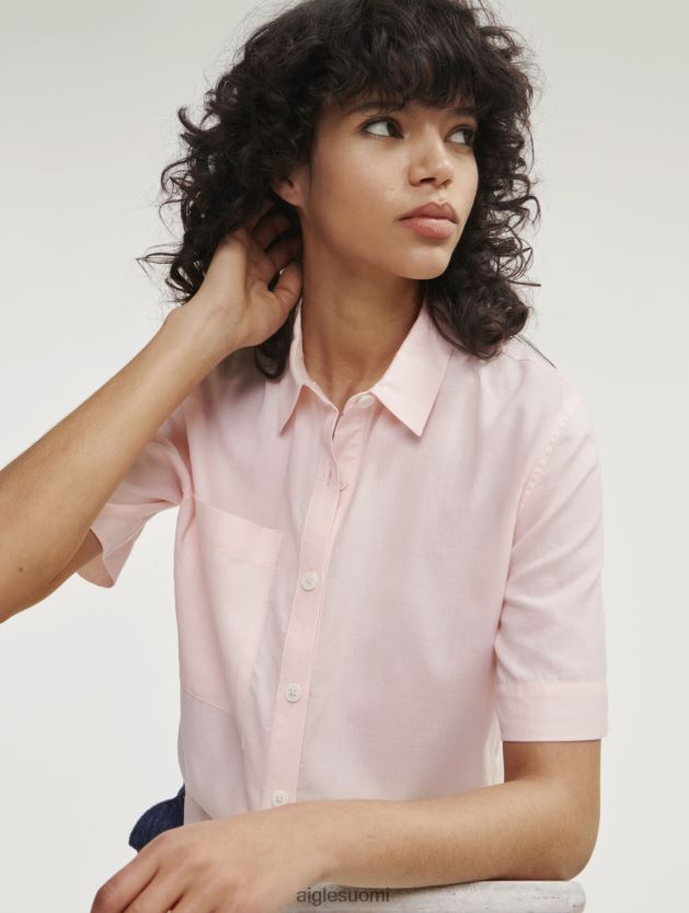 Aigle naiset väljä lyhythihainen paita cerisier vaatteet 0H0BPX465