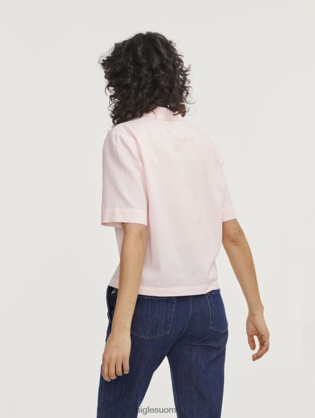 Aigle naiset väljä lyhythihainen paita cerisier vaatteet 0H0BPX465