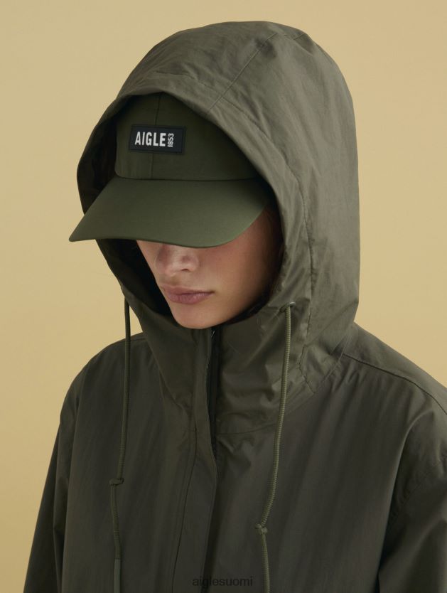 Aigle naiset pitkä huppu mtd parka avocat vaatteet 0H0BPX475