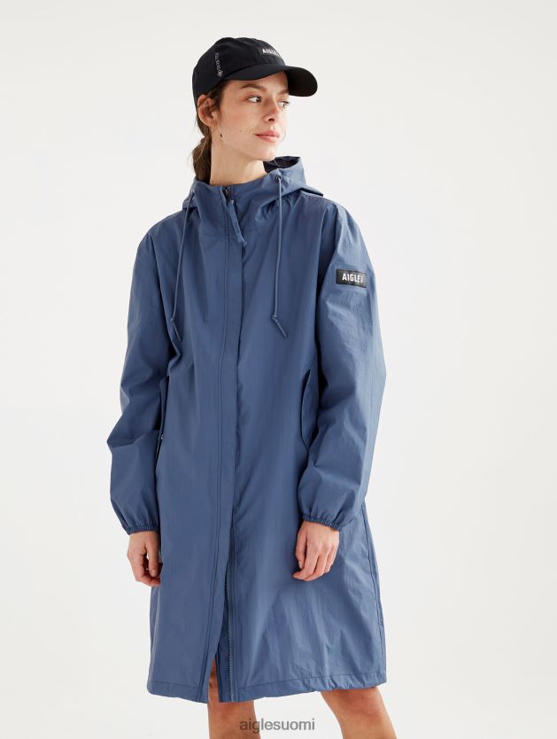 Aigle naiset pitkä huppu mtd parka marais vaatteet 0H0BPX426