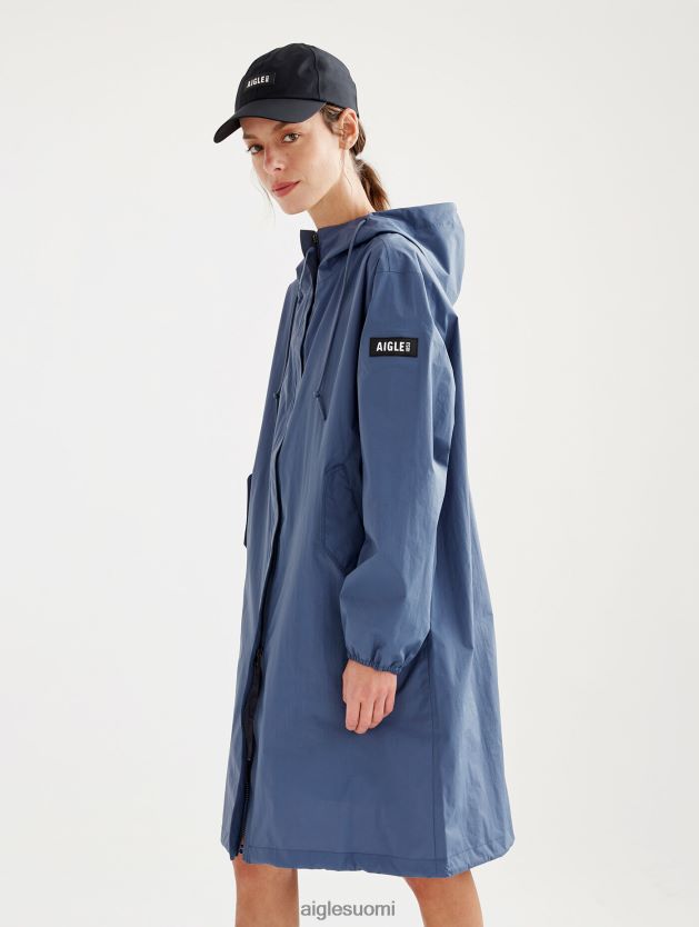 Aigle naiset pitkä huppu mtd parka marais vaatteet 0H0BPX426
