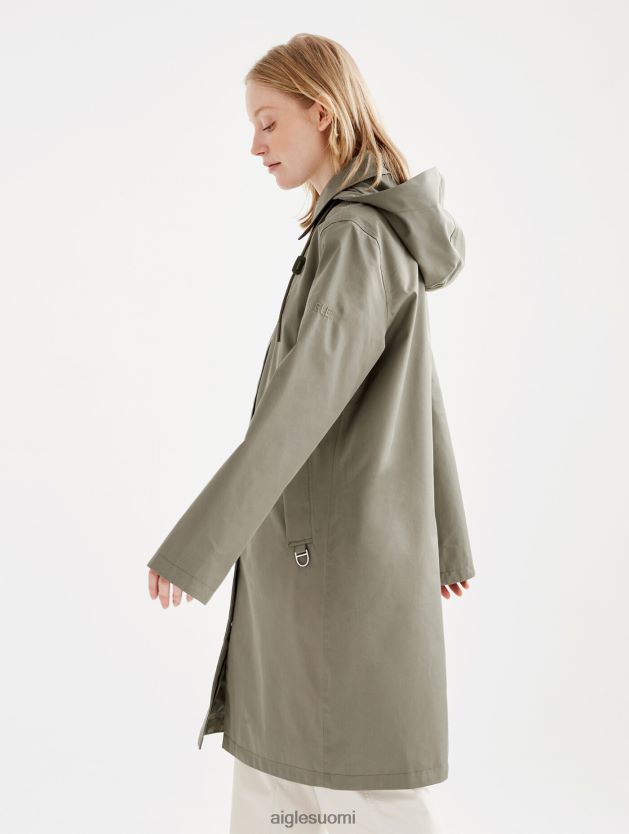 Aigle naiset pitkä mtd hupullinen parka taillis vaatteet 0H0BPX495