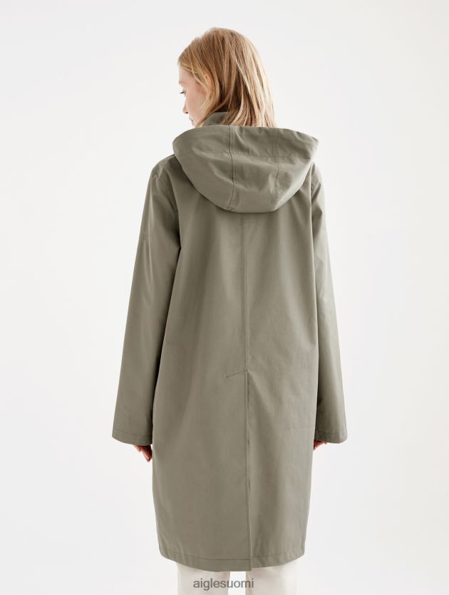 Aigle naiset pitkä mtd hupullinen parka taillis vaatteet 0H0BPX495