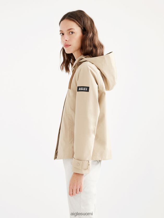 Aigle naiset gore-tex-takki irrotettava huppu osier i vaatteet 0H0BPX488