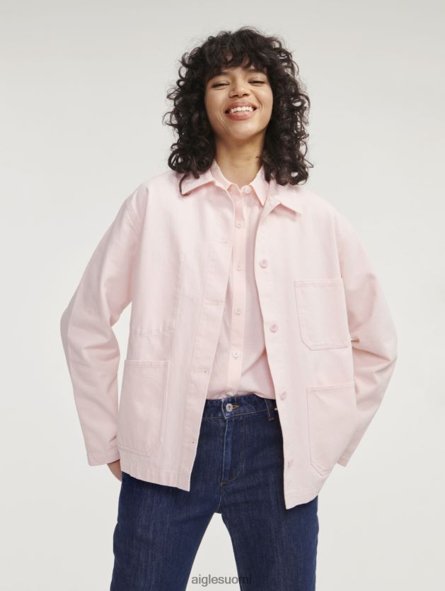 Aigle naiset keskipitkä työvaatetakki cerisier vaatteet 0H0BPX471