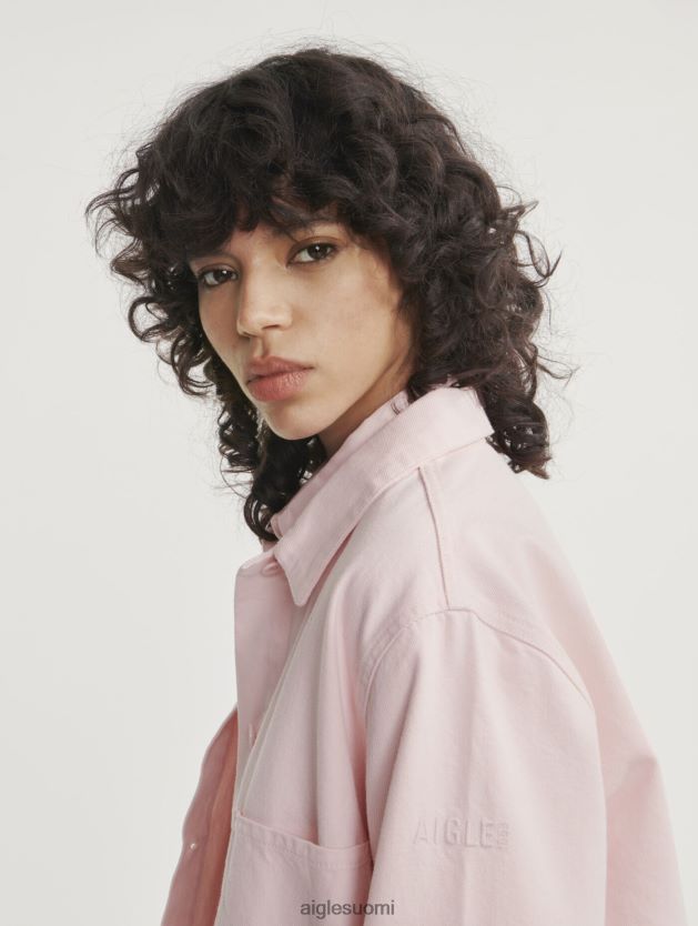 Aigle naiset keskipitkä työvaatetakki cerisier vaatteet 0H0BPX471