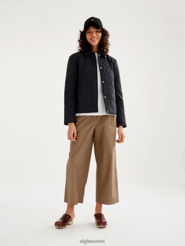 Aigle naiset kevyt tikattu takki noir vaatteet 0H0BPX482