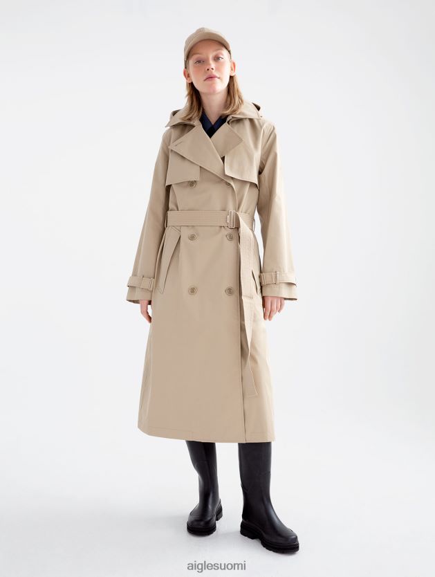 Aigle naiset pitkä mtd trenssitakki koripaju vaatteet 0H0BPX434