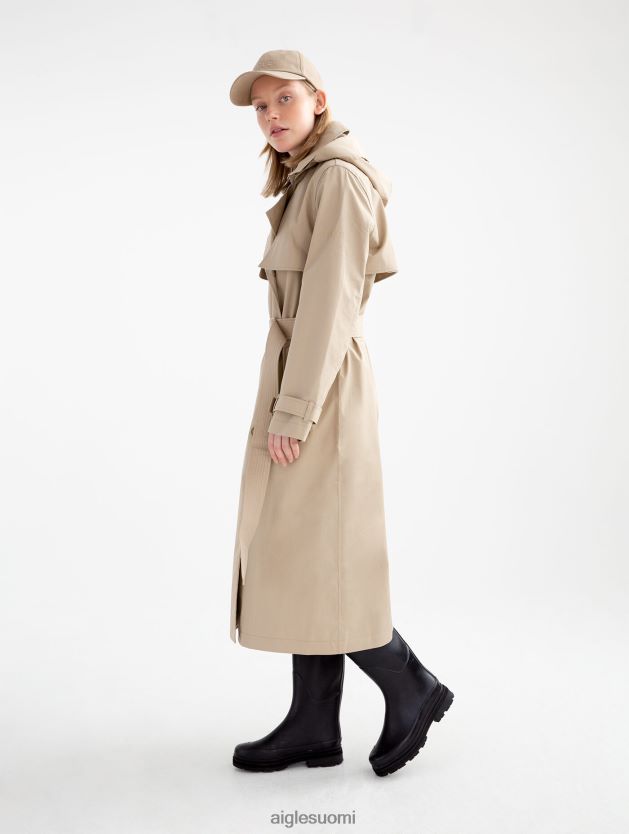 Aigle naiset pitkä mtd trenssitakki koripaju vaatteet 0H0BPX434