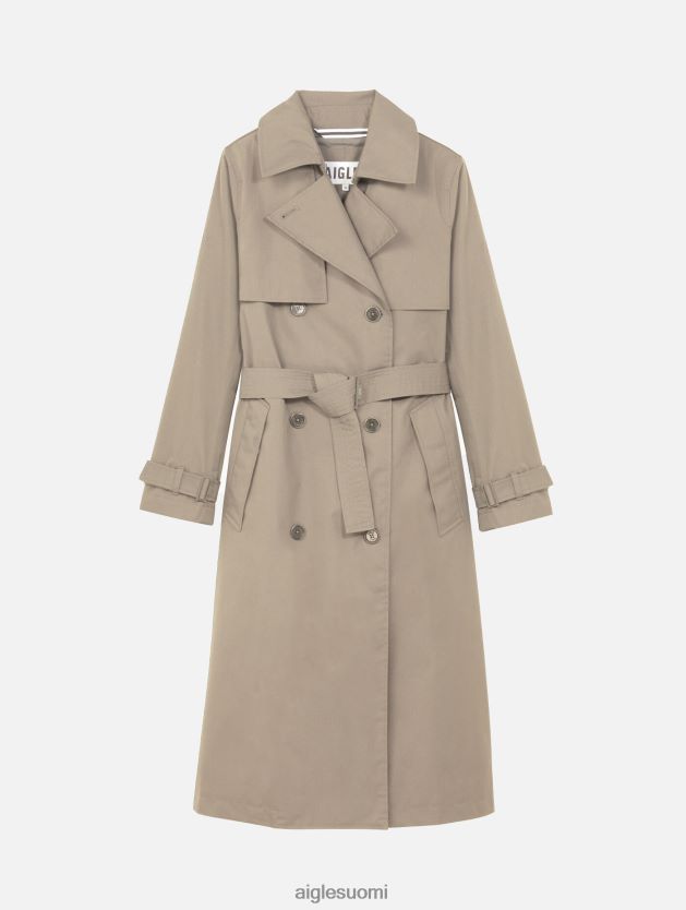 Aigle naiset pitkä mtd trenssitakki koripaju vaatteet 0H0BPX434