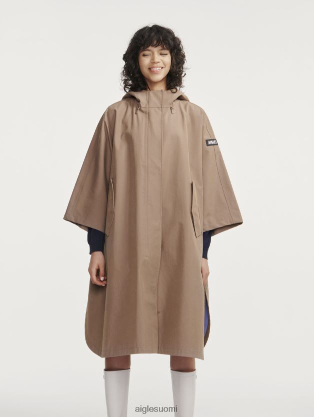 Aigle naiset ylisuuri mtd poncho cappuccino vaatteet 0H0BPX478