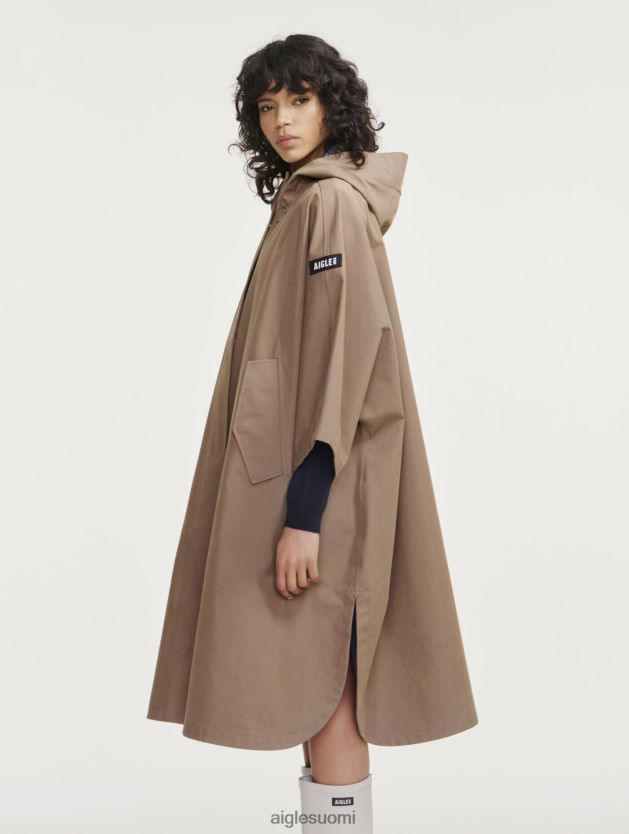 Aigle naiset ylisuuri mtd poncho cappuccino vaatteet 0H0BPX478