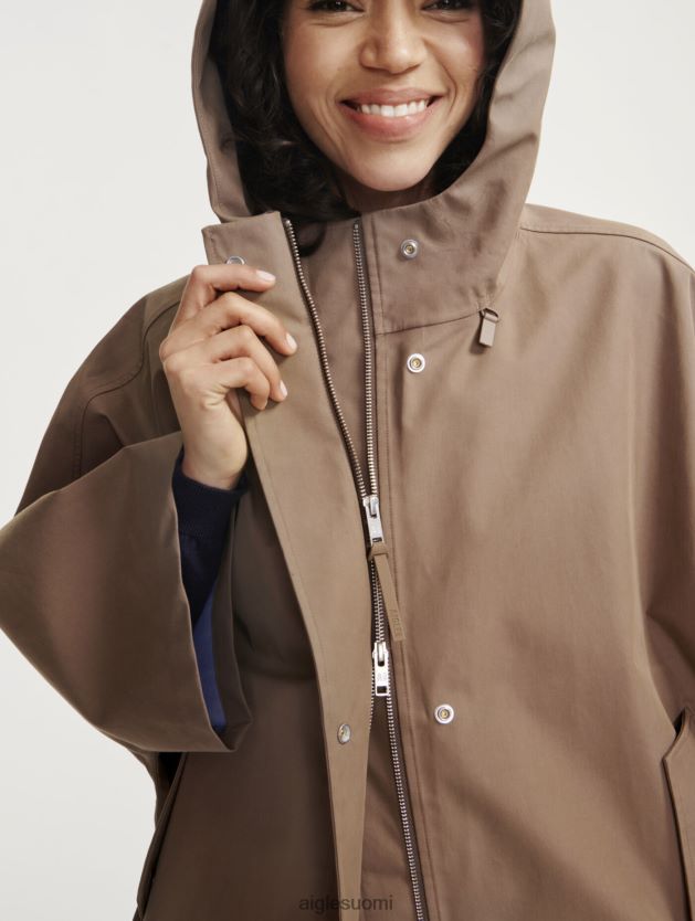 Aigle naiset ylisuuri mtd poncho cappuccino vaatteet 0H0BPX478