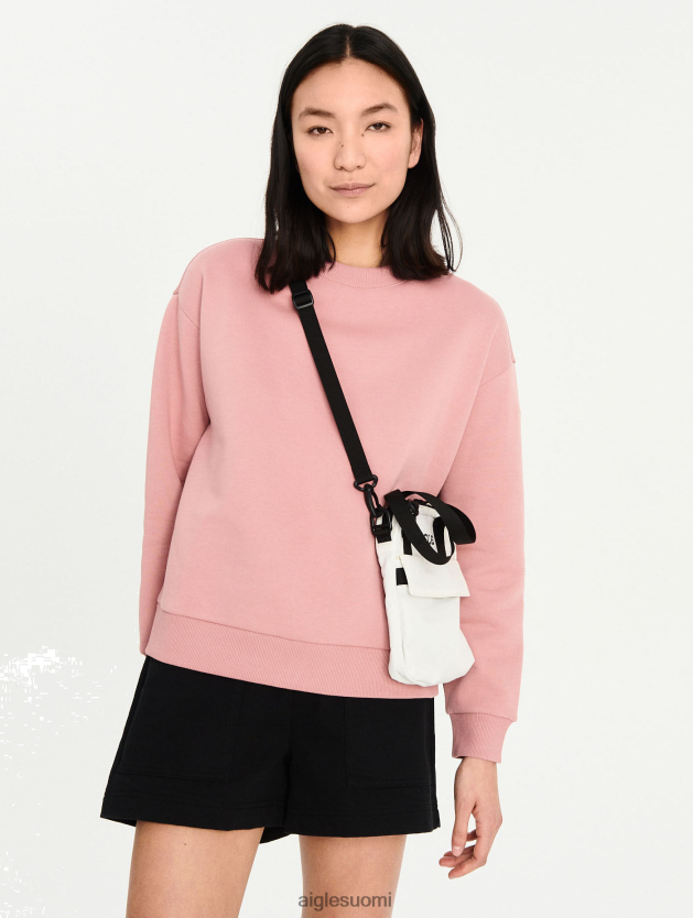 Aigle naiset ekologisesti suunniteltu pyöreäkauluksinen collegepaita tumma ruusupuu vaatteet 0H0BPX672